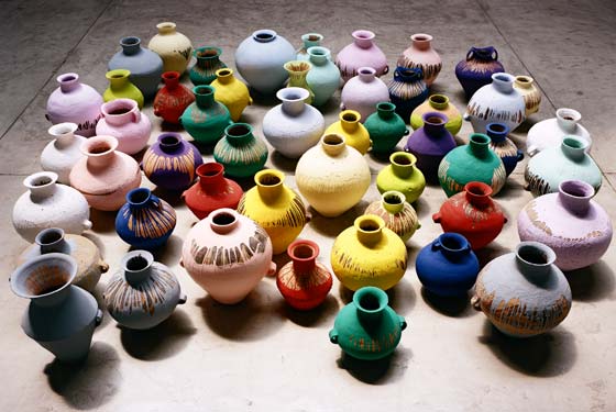 Colored Vases