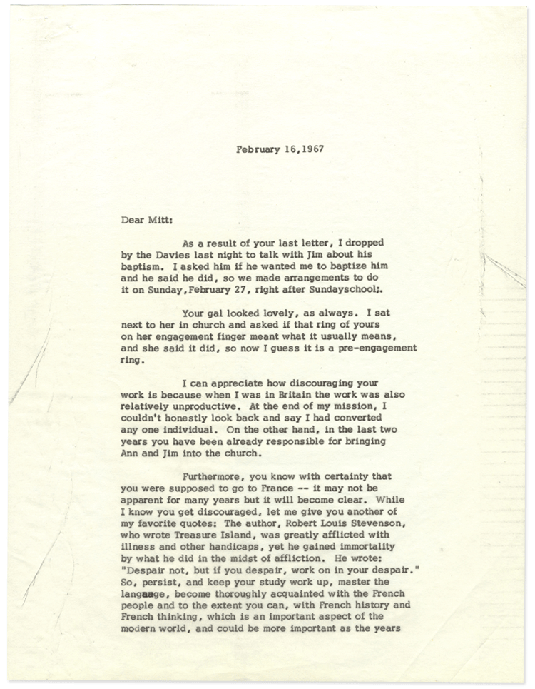 romney letter