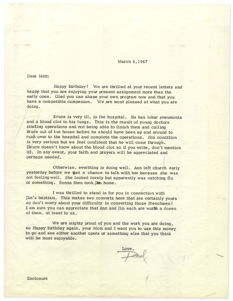 romney letter