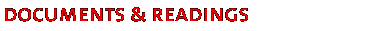 Documents & Readings