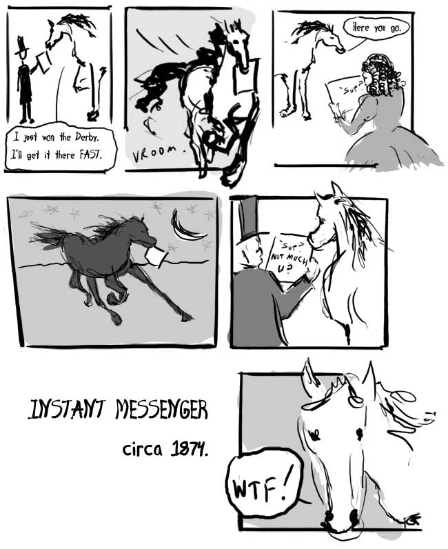 Instant Messenger cartoon