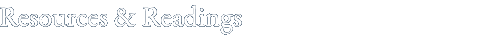 Resources & Readings