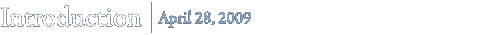 Introduction