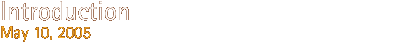 introduction
