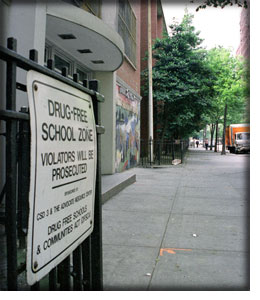 photo of an intermediate school in new york