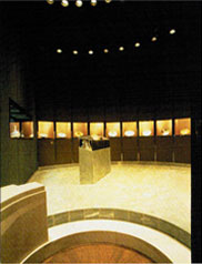 A planetarium of a gallery