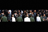 Backstage at Friday Prayers