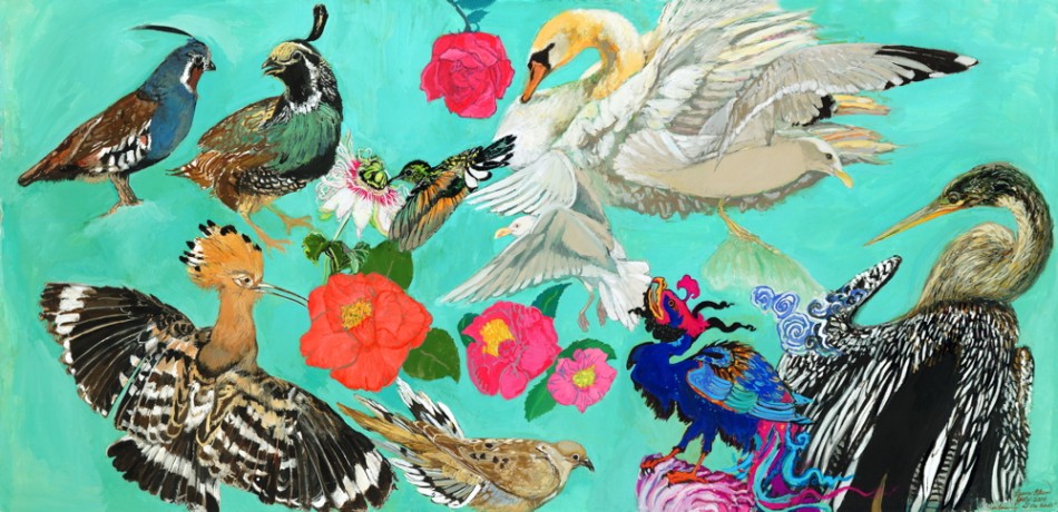 Painting by Laurie Blum